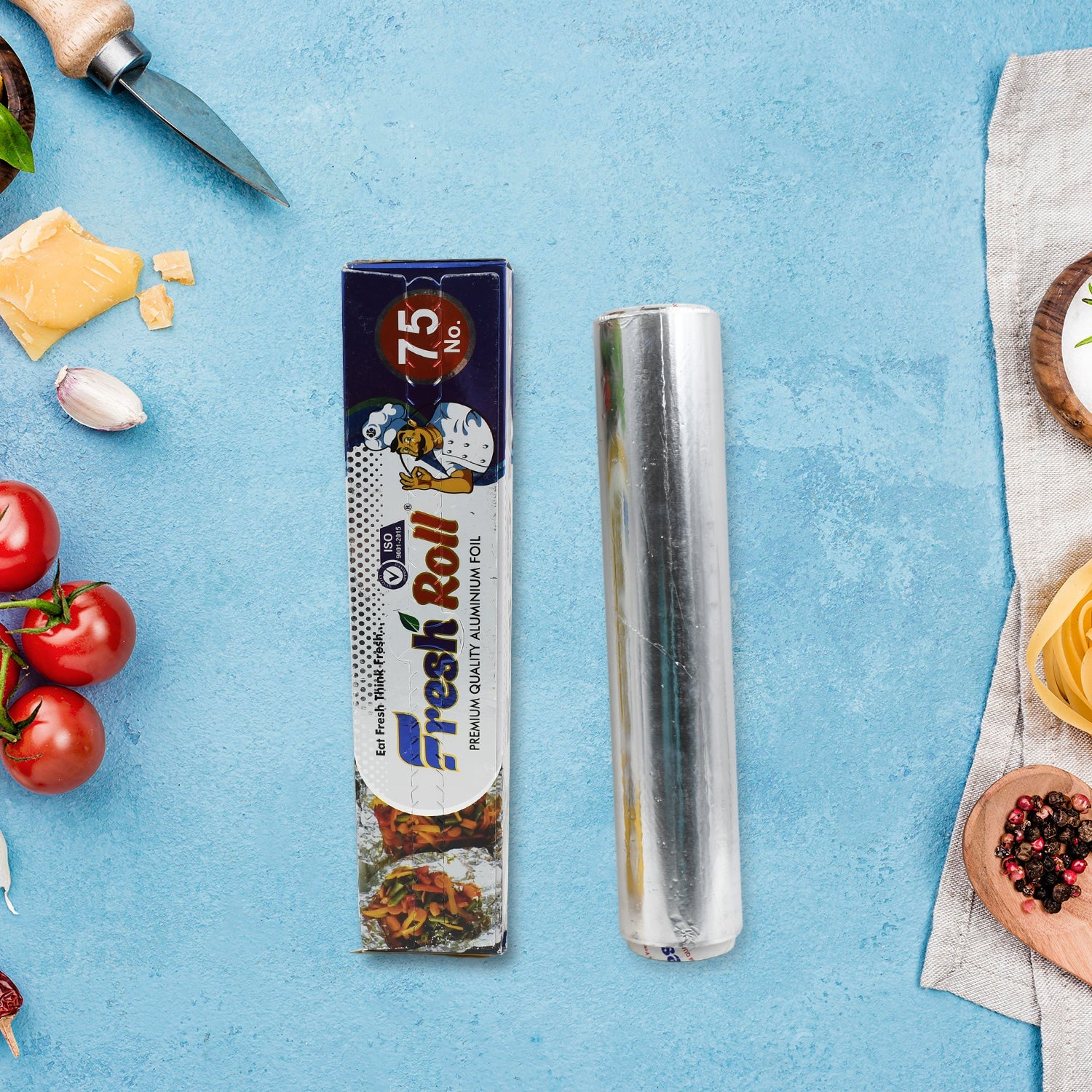 Heavy-duty non-stick aluminum foil roll for baking Heavy-duty non-stick aluminum foil roll for baking